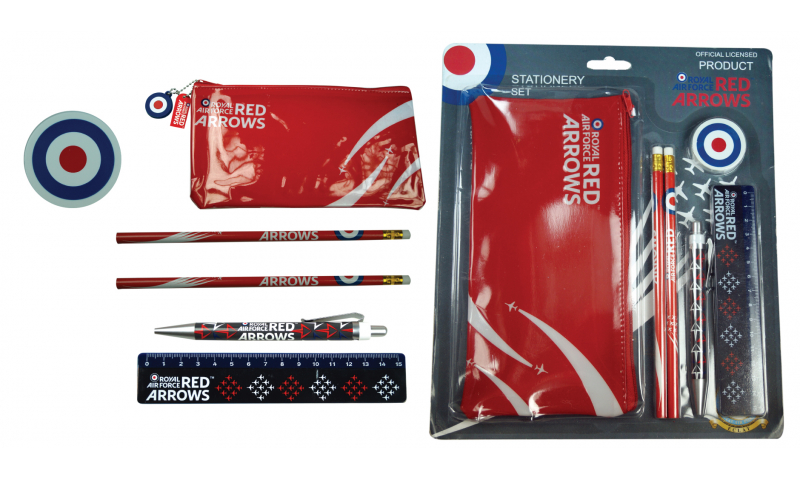 Red Arrows 6pc Stationery Set