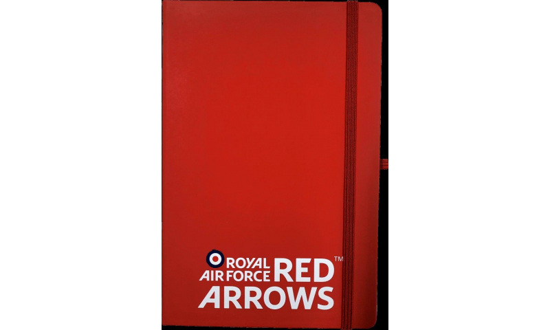 Red Arrows A5 Soft Touch Notebook