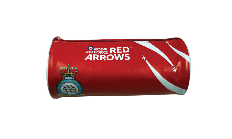Red Arrows Tubular Pencil Case