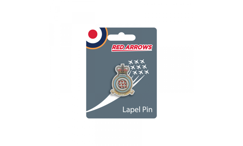 Red Arrows Metal Enamel Lapel Pin Red Arrows Crest