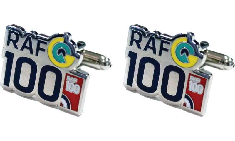 RAF 100 Metal Cufflinks set - boxed RAF100 Logo's