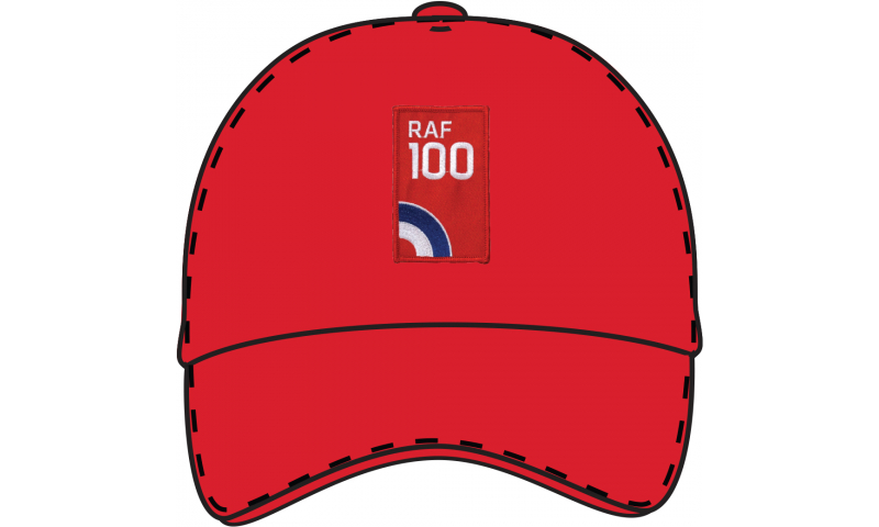 RAF 100 Baseball Cap Red