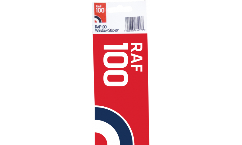 RAF 100 Window Sticker Banner