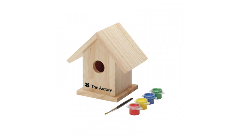 Natura Wooden Bird House Paint Set - NEW