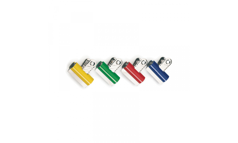 Rapesco 30mm Coloured Letter clips - Asstd pk 10