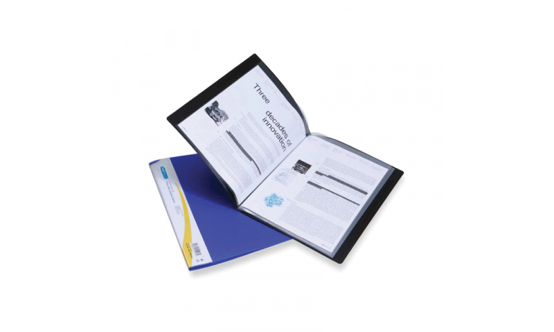 Rapesco Polyview Display Books, 20 Pocket, 3 Colours (New Lower Price for 2021)
