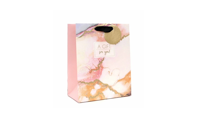 Just to Say Marble Gift Bag, FSC with foil tag, Medium.
