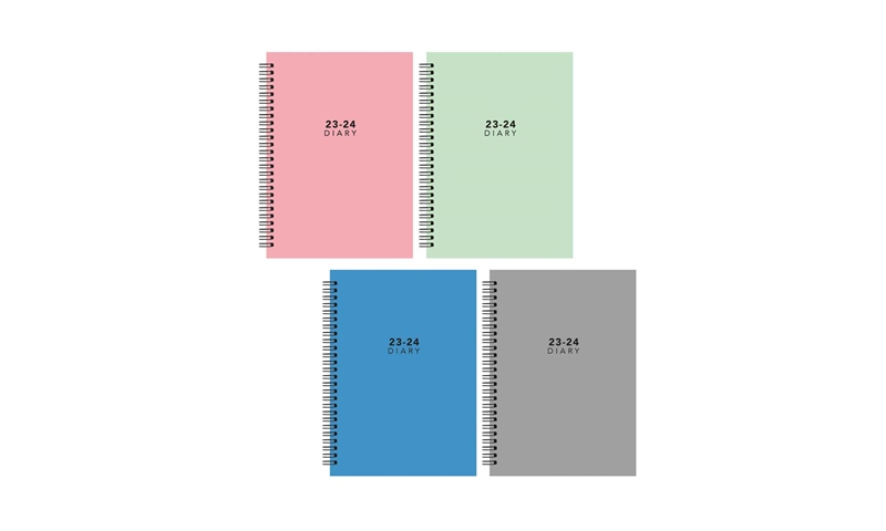 A5 Spiral WTV Academic diary organiser, 2023/24, STOCK DUE MARCH 2023.
