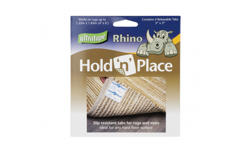 Ultratape Rhino Hold 'n' Place Rug holder pads.