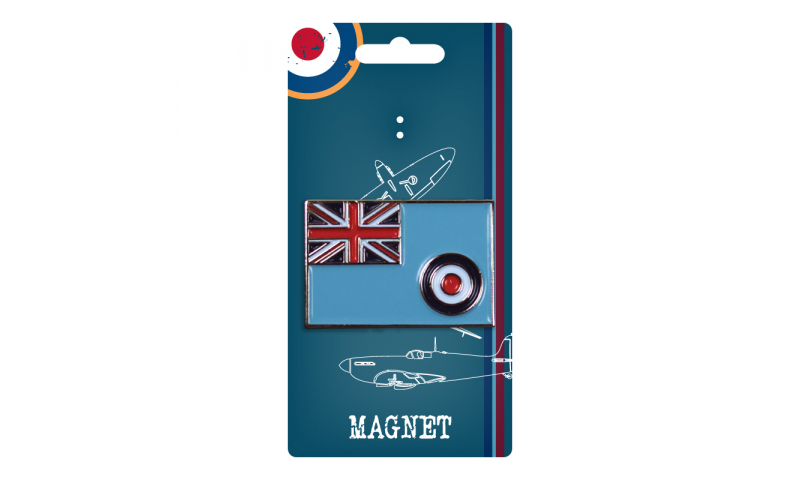 RAF Vintage Metal Enamel Magnet Ensign