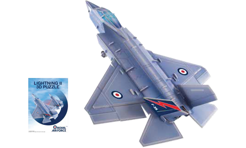 RAF Lightning II 3D Puzzle Plane