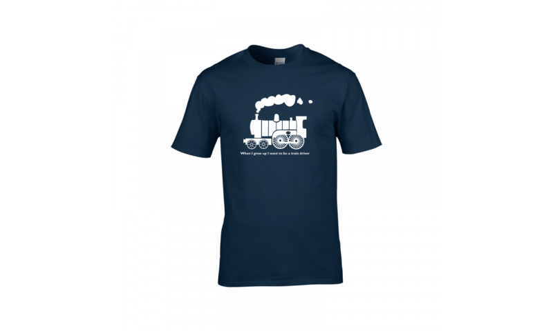 Bespoke Railway Design T-Shirt, Adult sizes,  printed 1 position  1 Colour