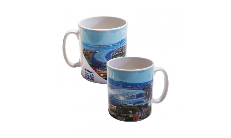 Barrel Ceramic mug, 2 Colour Print inc. ( x10 base colours available )