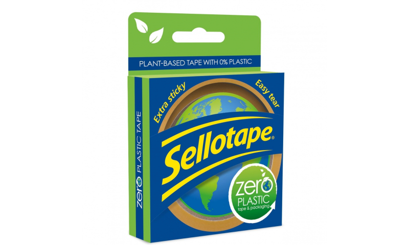 SELLOTAPE Zero Plastic Adhesive Tape 24mm x 30m