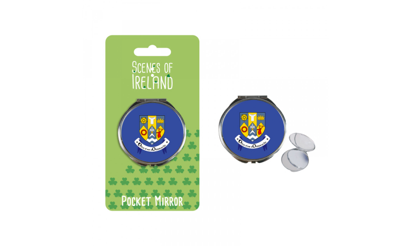 Pocket Mirror - Clare County Crest