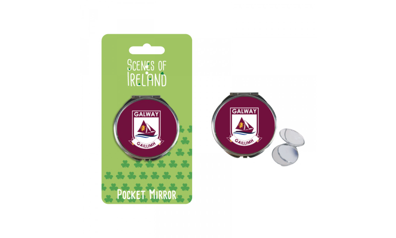 Galway Crest Pocket Mirror