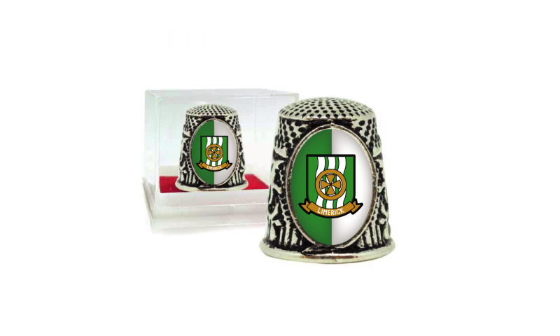 Limerick  Crest Thimble in Blister