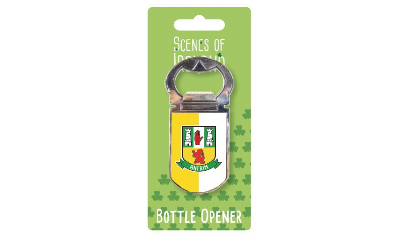 Bottle Opener - Antrim County Crest