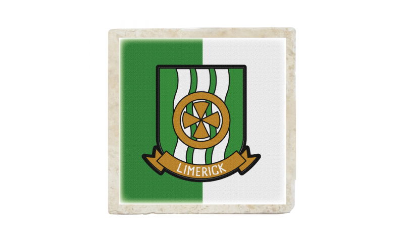 Limerick Crest Stone Coaster