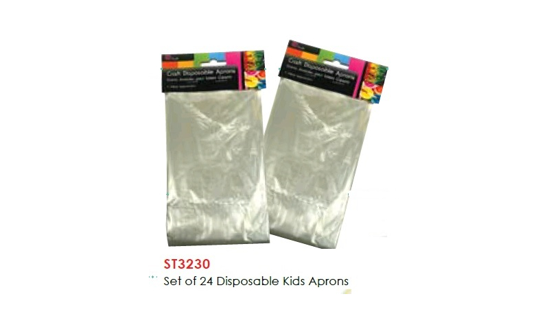 Craft with Fun Kids Pack of Disposable Craft Aprons: New Lower Price for 2022