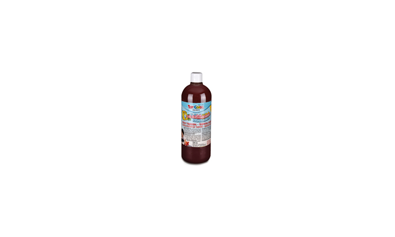 Toycolor Superwashable Tempera 1000ml, Brown. (New Lower Price for 2021)