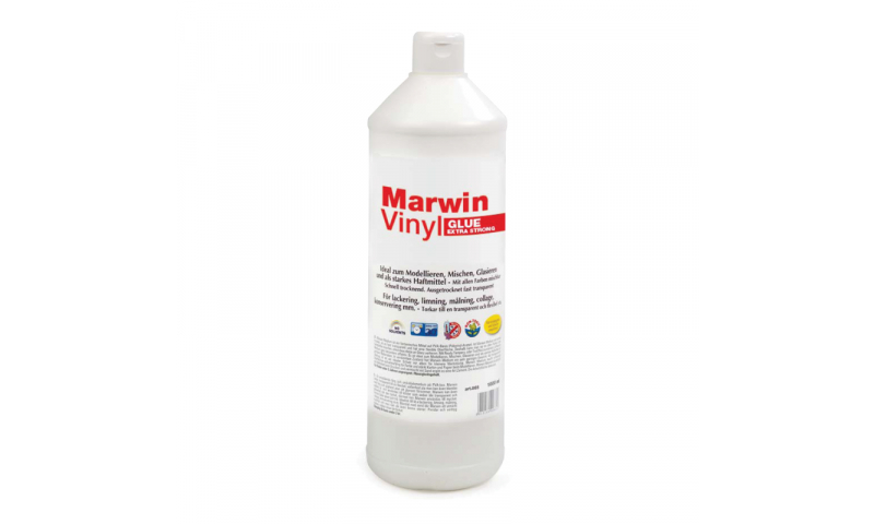 Toycolor Marwin extra strong PVA adhesive medium, 1000ml. (New Lower Price for 2021)