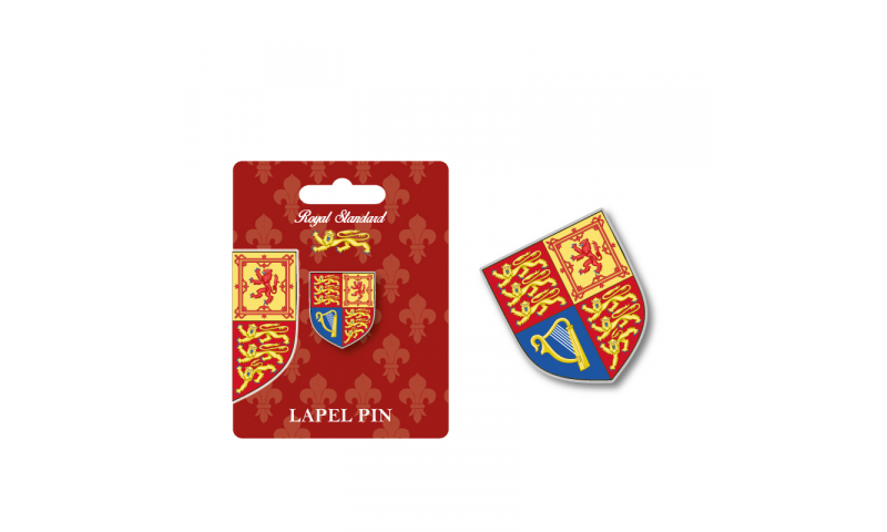 Royal Standard Metal Shield Lapel Pin