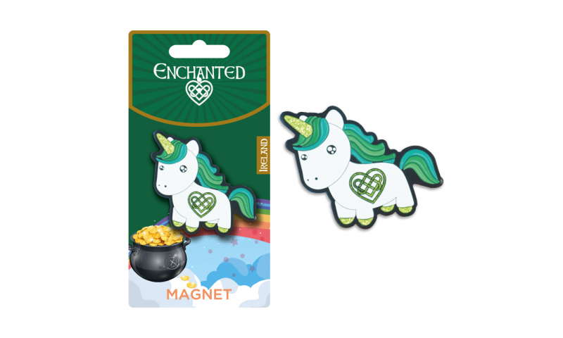 Unicorn Ireland Metal Magnet