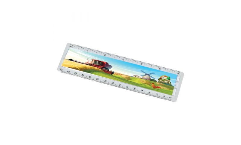 Acrylic Ruler, 15cm/ 6", Full Colour