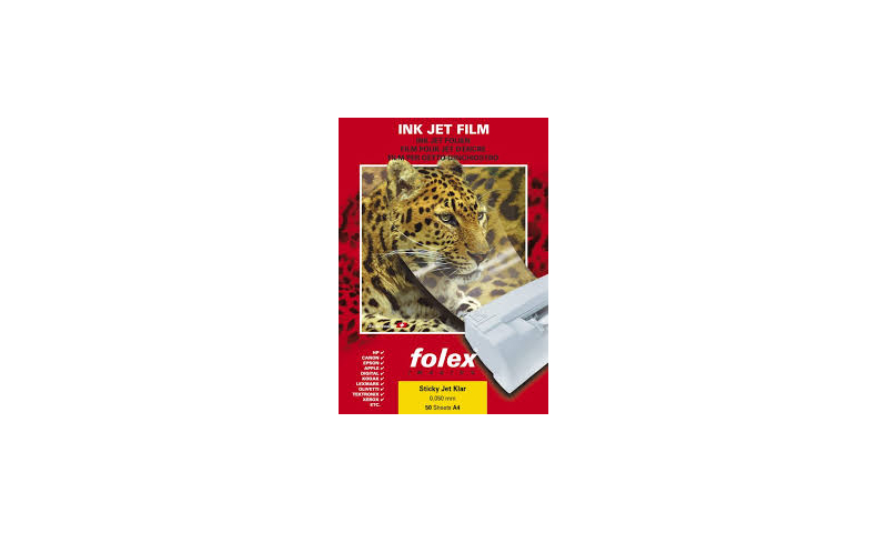 Folex Super Gloss White Film A4, Non Tear. Long Lasting, 20 Sheets: On Special Offer