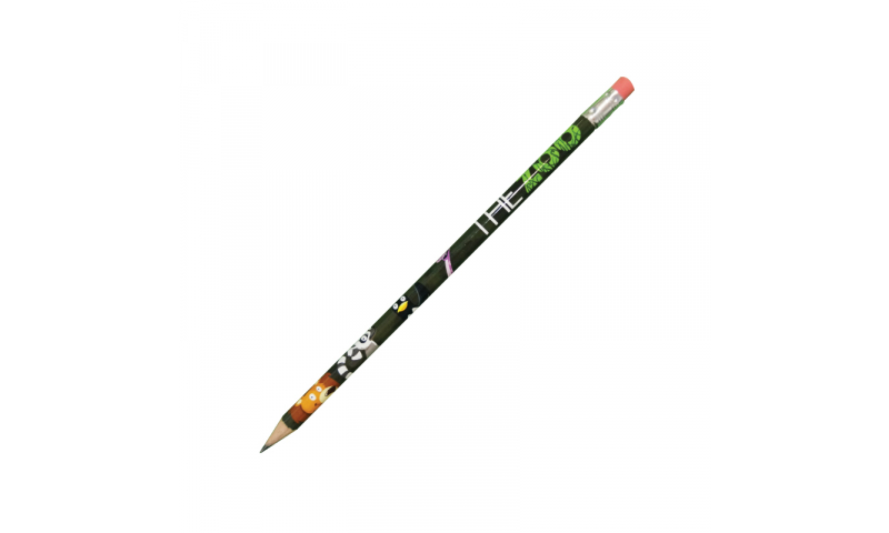 HB Pencil with Eraser Full Colour 360 wrap print
